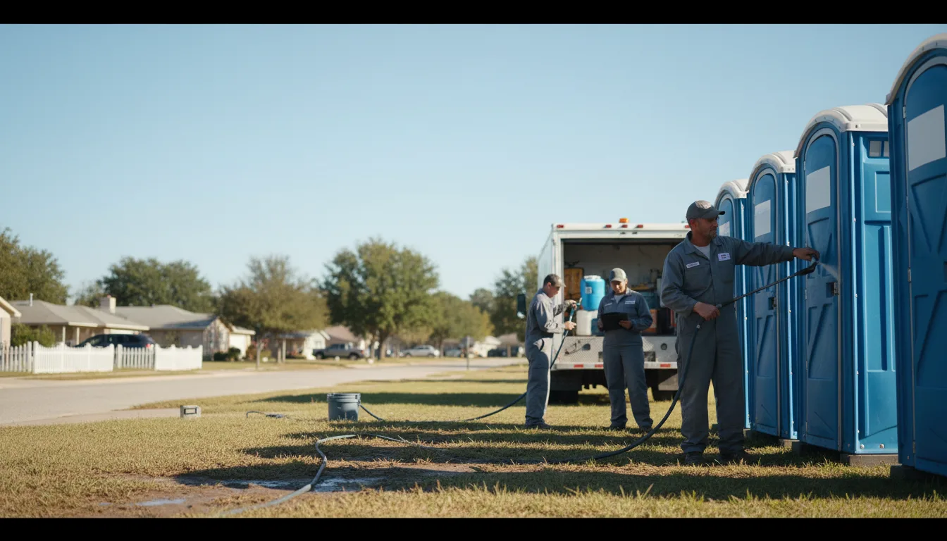 Long-Term Portable Toilet Rental in Gilbert, AR near me